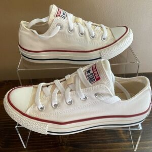 Converse White and Red Sneakers
